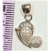 Image 2 : STERLING SILVER CUBIC ZIRCONIA PENDANT