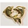 Image 1 : 14K GOLD DOLPHIN EARRINGS