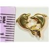 Image 2 : 14K GOLD DOLPHIN EARRINGS