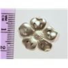 Image 2 : STERLING SILVER FLOWER PENDANT