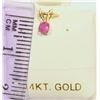 Image 2 : 14K GOLD RUBY PENDANT