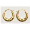 Image 3 : 10K GOLD CUBIC CRYSTAL EARRINGS