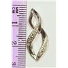 Image 2 : STERLING SILVER DIAMOND PENDANT