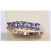 Image 1 : STERLING SILVER TANZANITE RING