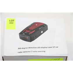 NEW 360 DEGREE LASER RADAR DETECTOR