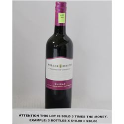 750ML BOTTLE OF PELLER ESTATES SHIRAZ X3