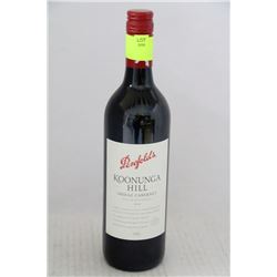 750ML BOTTLE OF KOONUNGA HILL SHIRAZ CABERNET 2012