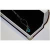 Image 1 : SWAROVSKI BLUE CRYSTAL PENDANT NECKLACE