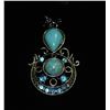Image 1 : TURQUOISE PENDANT