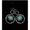 Image 1 : TURQUOISE EARRINGS
