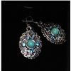 Image 1 : TURQUOISE EARRINGS