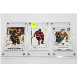 CONNOR MCDAVID PRE-ROOKIE CARD X3