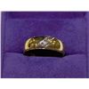 Image 1 : #8 10K GOLD MENS DIAMOND RING