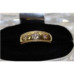 #1 10K GOLD MENS DIAMOND RING