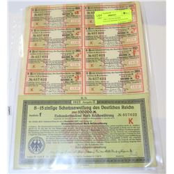 LOT OF TWO 100,000 MARK UNCANCELLED BONDS WITH CONSECUTIVE