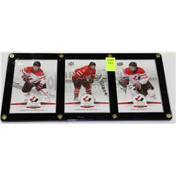 TEAM CANADA WITH CONNOR MCDAVID HOCKEY CARD