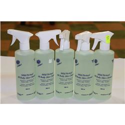 LOT OF 5 MILD PERINEAL ALL BODY SKIN CLEANSER