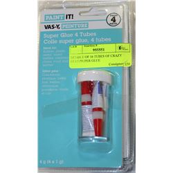 BUNDLE OF 16 TUBES OF CRAZY GLUE/SUPER GLUE