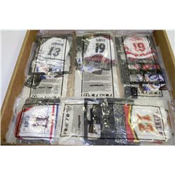 LOT OF 5 UNOPENED MINI COLLECTORS JERSEYS INCLU.