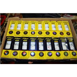 FLAT OF 18 3-PACKS OF RECLAIMED GOLF BALLS