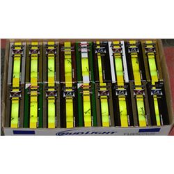 FLAT OF 18 3-PACKS OF RECLAIMED GOLF BALLS