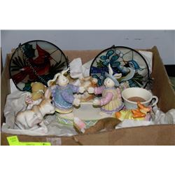 BOX W/COLLECTIBLE AND HANDCRAFTED