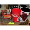 Image 1 : FLAT OF COCA-COLA CARDS, BATMAN GLASSES, &