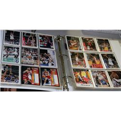 BINDER OF 350+ COLLECTIBLE BASKETBALL CARDS