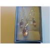 Image 1 : HAND SET SWAROVSKI CRYSTAL EARRINGS & PENDANT SET