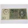 Image 1 : NAZI GERMAN LUFTWAFFE 10 MARK BANKNOTE