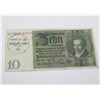 Image 1 : GERMAN NAZI 10 MARK BANKNOTE WAFFEN SS