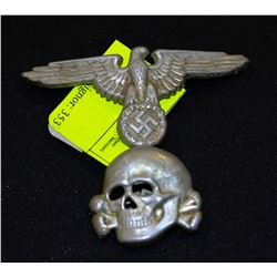 NAZI SS HAT INSIGNIA