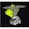Image 1 : NAZI SS HAT INSIGNIA
