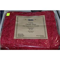 LUXURY CHENILLE THROW