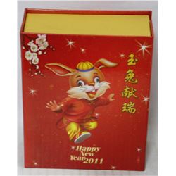 YEAR OF THE RABBIT ELECTROPLATED COIN
