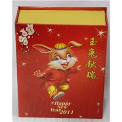 YEAR OF THE RABBIT ELECTROPLATED COIN