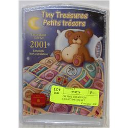 2001 RCM TINY TREASURES UNCIRCULATED COIN SET