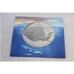 RCM $20 DOLLARS SILVER COIN 2013
