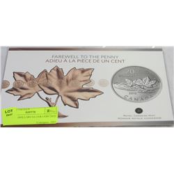 RCM $20 DOLLARS SILVER COIN 2012