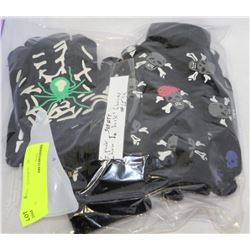 6 PACK OF CHILDRENS GLOVES