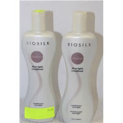 LOT OF 2 SILVER LIGHTS CONDITIONER