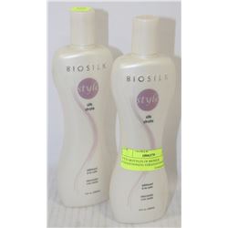 LOT OF 2 BIOSILK STRAIGHTENER CONDITIONER