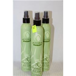 3 BOTTLES OF ALTERNA VOLUMIZING HOLD HAIRSPRAY