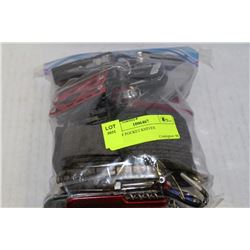 BAG OF POCKET KNIVES