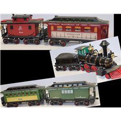 HANDCRAFTED LIQUOR DECANTER TRAIN SET