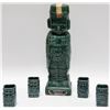 Image 1 : MEXICAN STATUETTE LIQUOR DECANTER W/ 4 SHOT