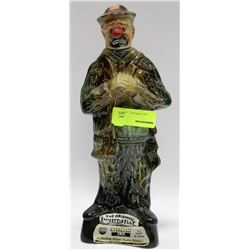 THE ORIGINAL EMMETT KELLY JIM BEAM LIQUOR DECANTER