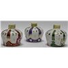 Image 1 : THREE SEMPE PORCELAIN LIQUOR DECANTERS