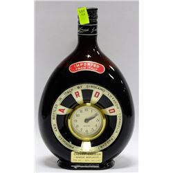 GIROLAMO LUXARDO CHERRY LIQUEUR DECANTER CLOCK