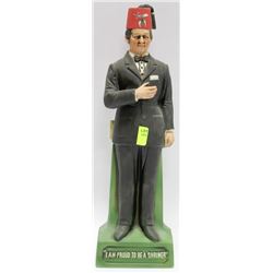 "I AM PROUD TO BE A SHRINER" LIQUOR DECANTER